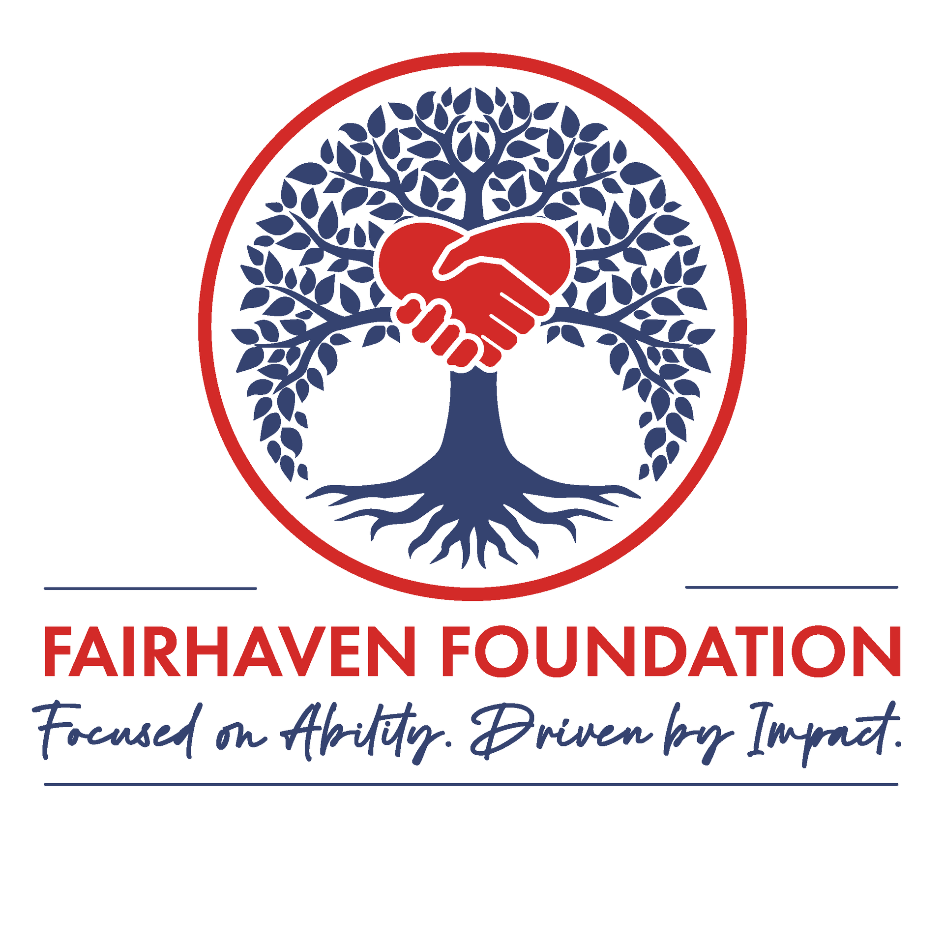 the Fairhaven Foundation logo. Focused on ability. Driven by impact.