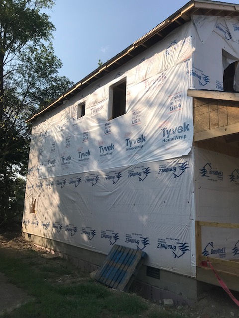 Newly constructed house