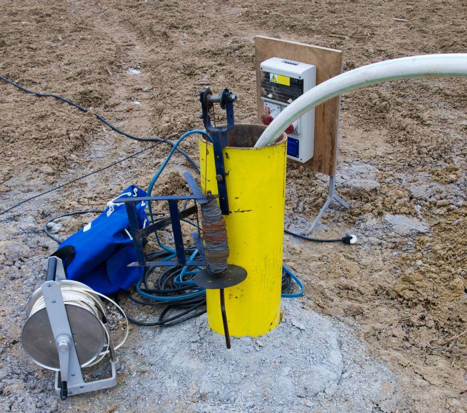 Collaudo di una pompa sommersa