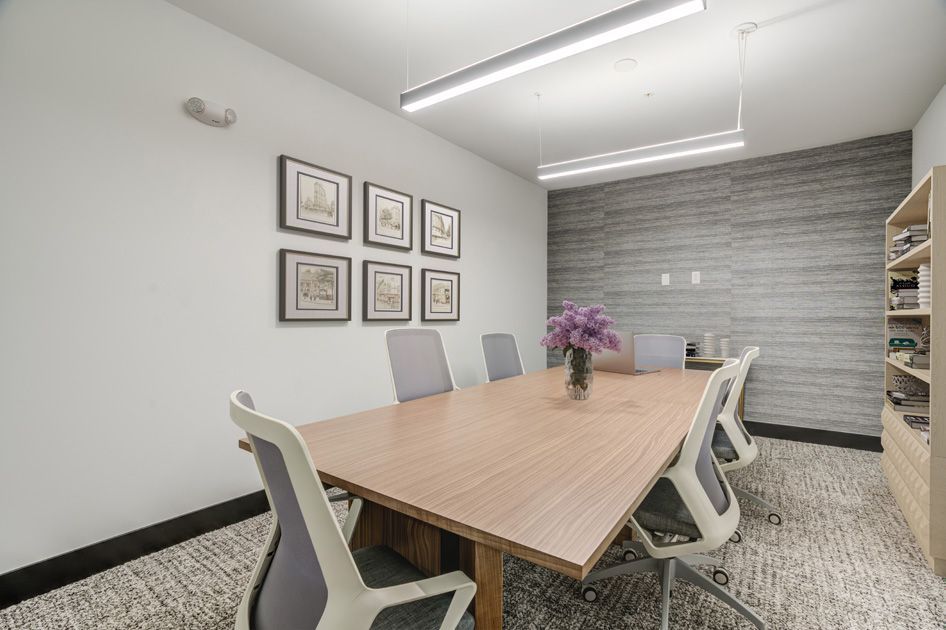 Conference room at Palmer House in Madison, AL.