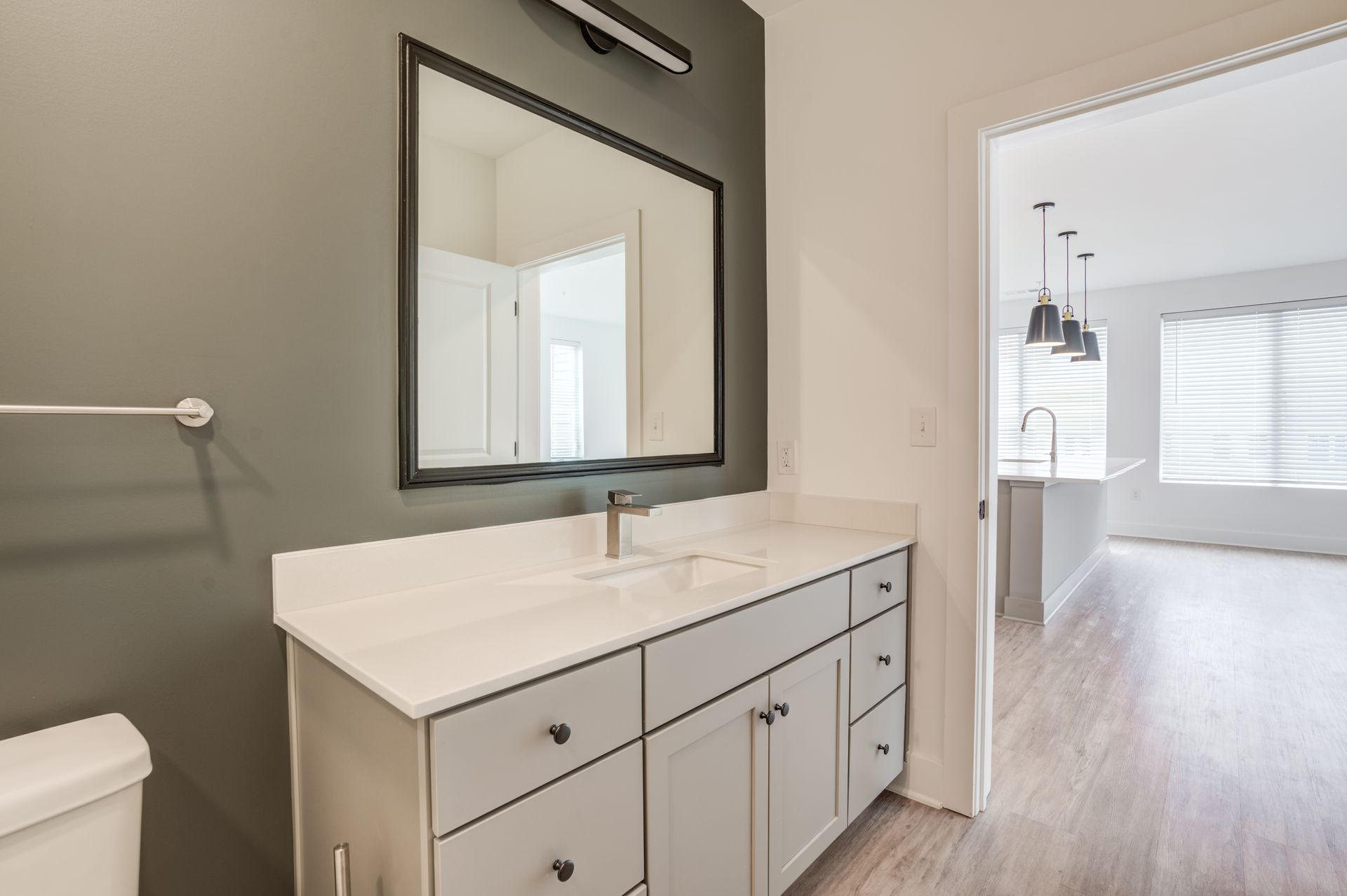 Vanity at Palmer House in Madison, AL.