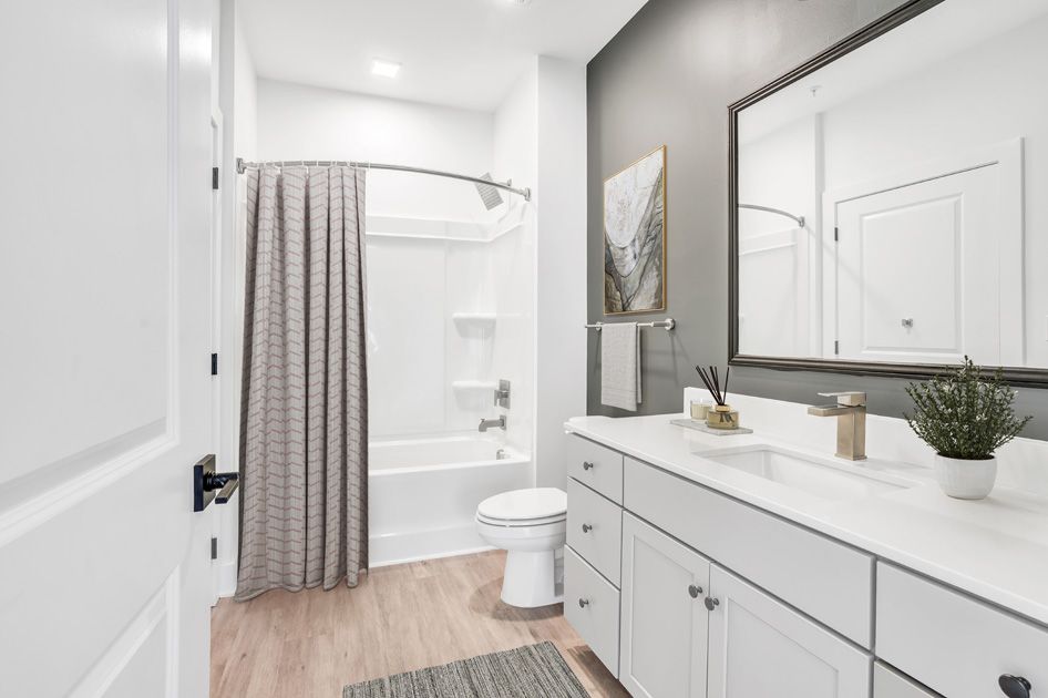 Bathroom at Palmer House in Madison, AL.