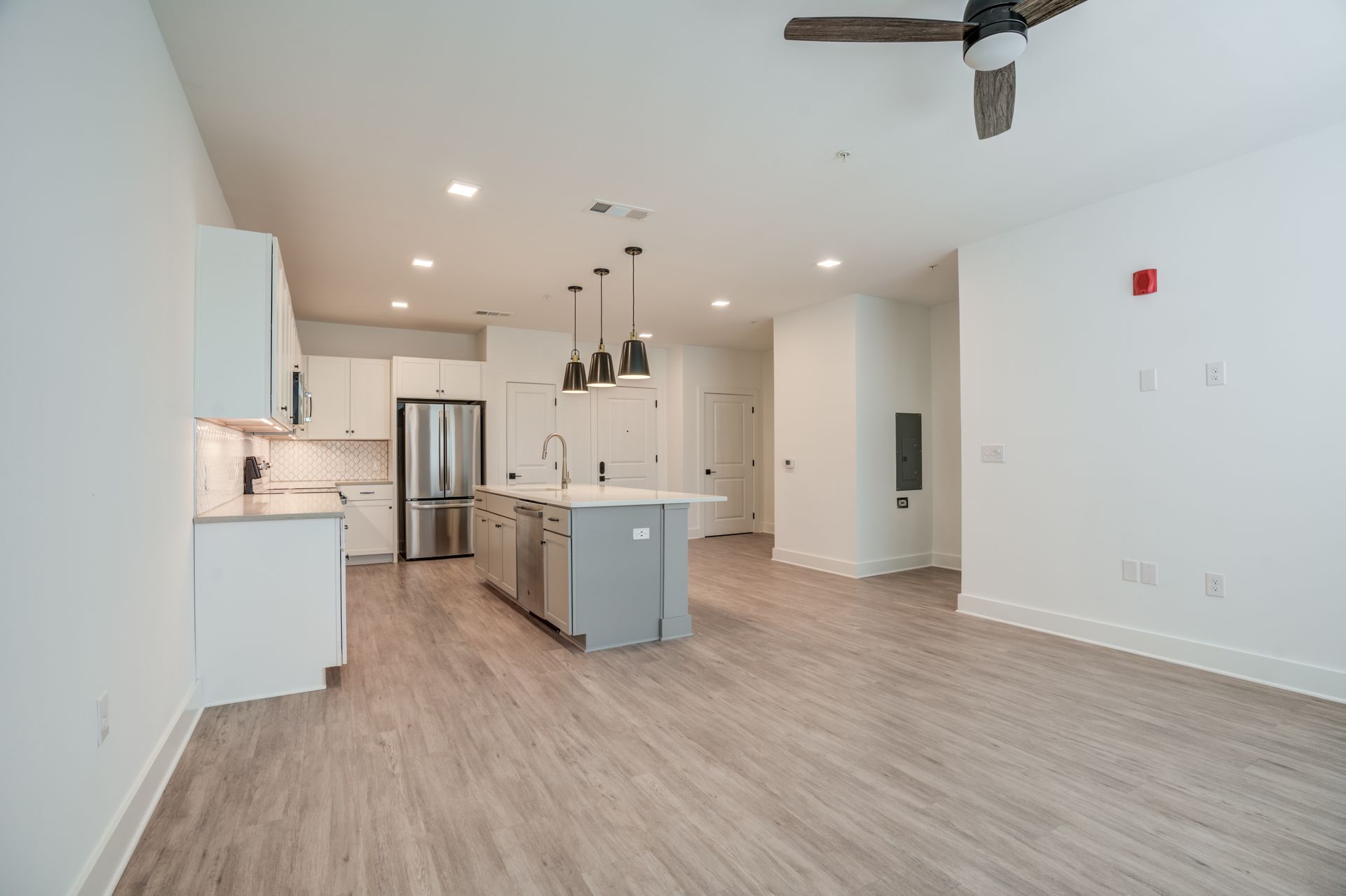 Living room at Palmer House in Madison, AL.