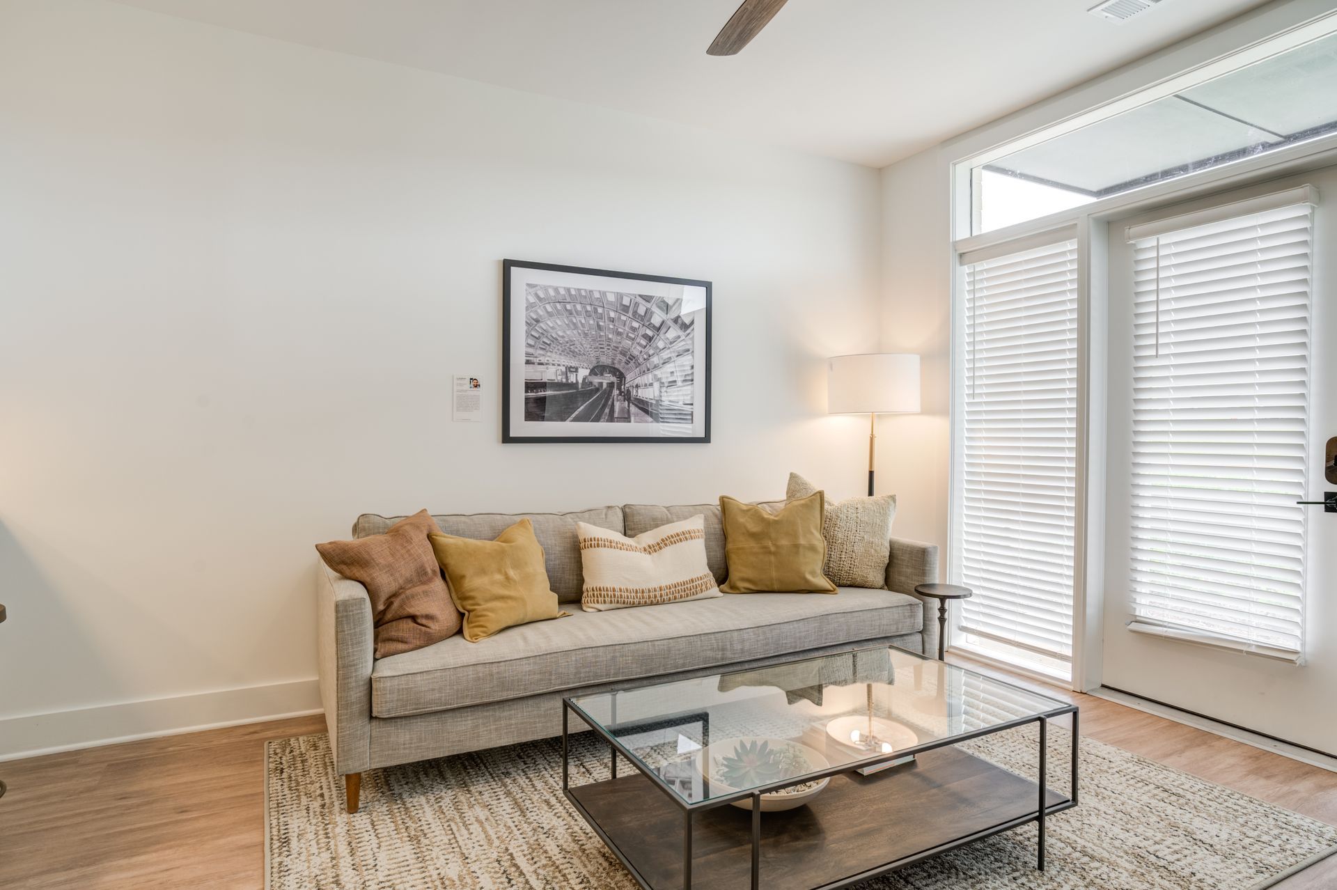 Living room at Palmer House in Madison, AL.