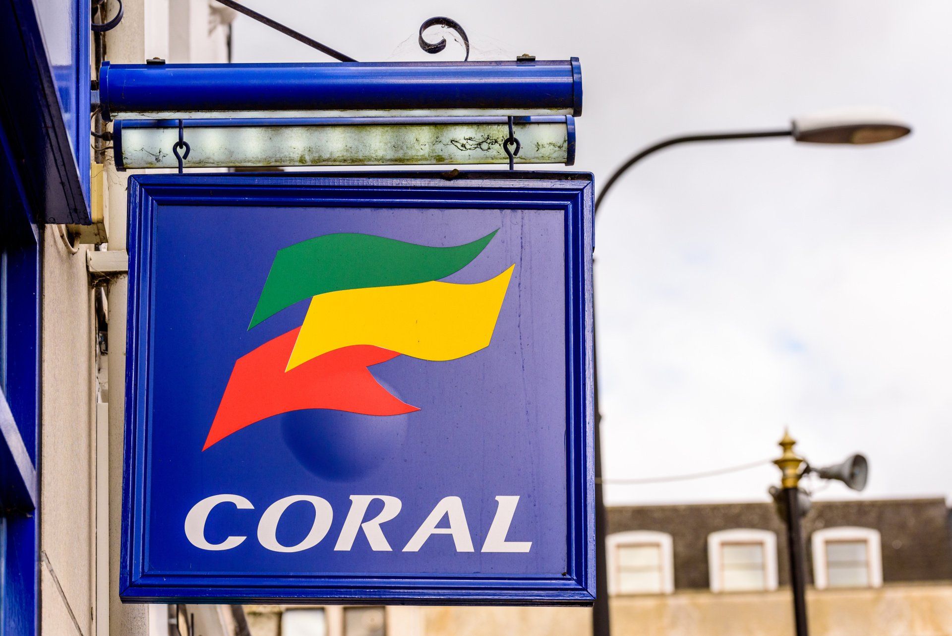 Coral logo on signage