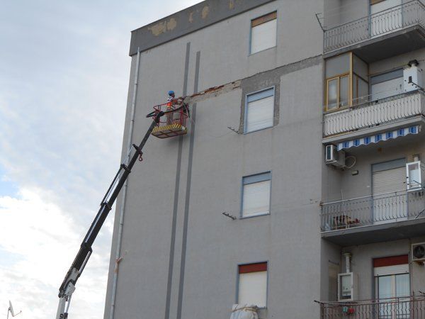 piattaforma aerea ristrutturazione