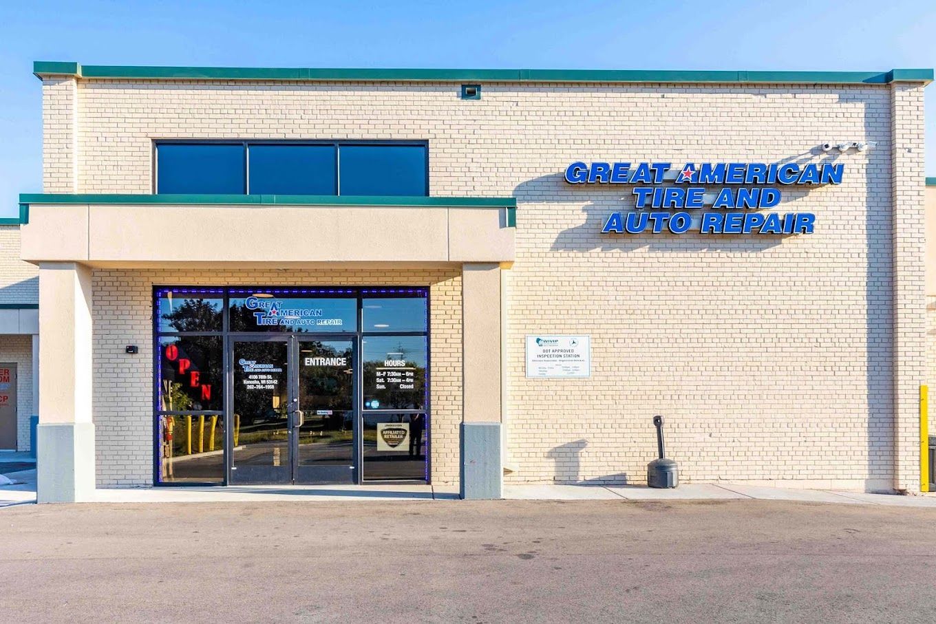 Great American Tire & Auto Repair - our building