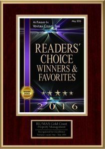 Reader's Choice 2016 framed