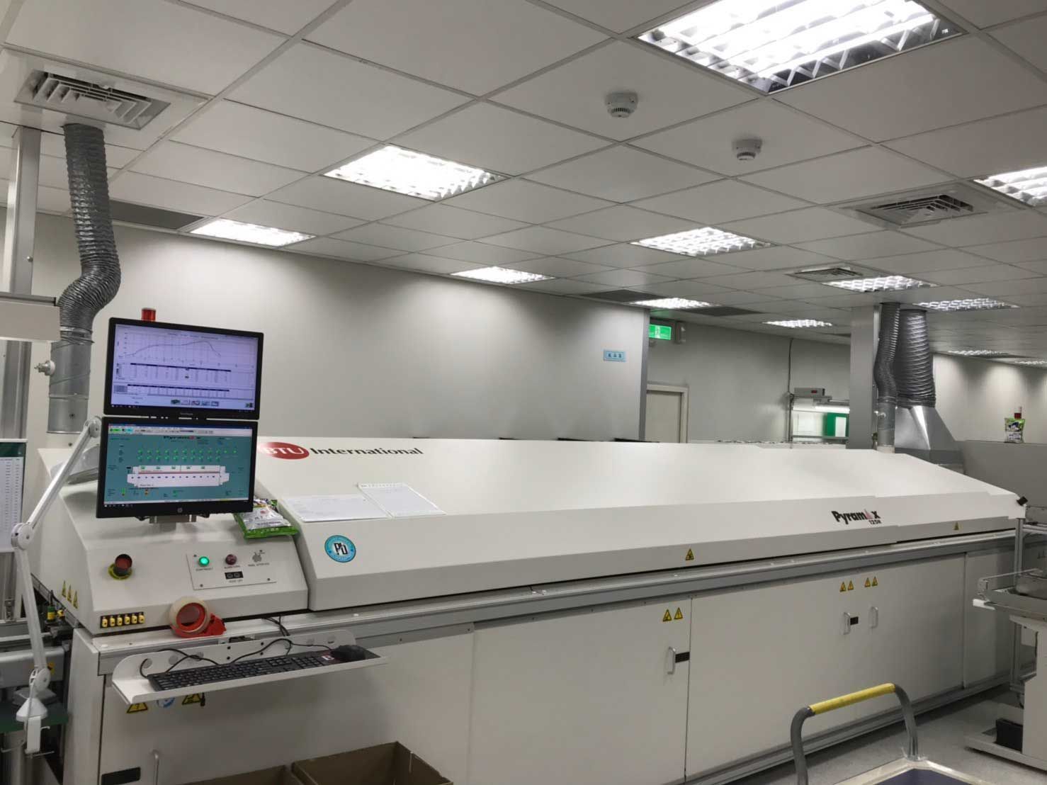 A photo of SMT production chain.