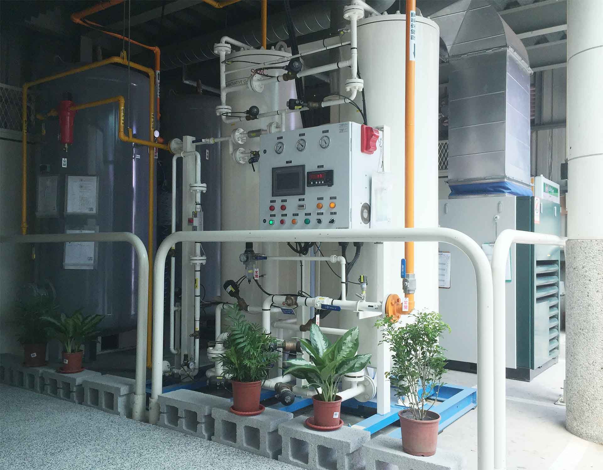 A photo of IGS nitrogen generator model NSH-150.