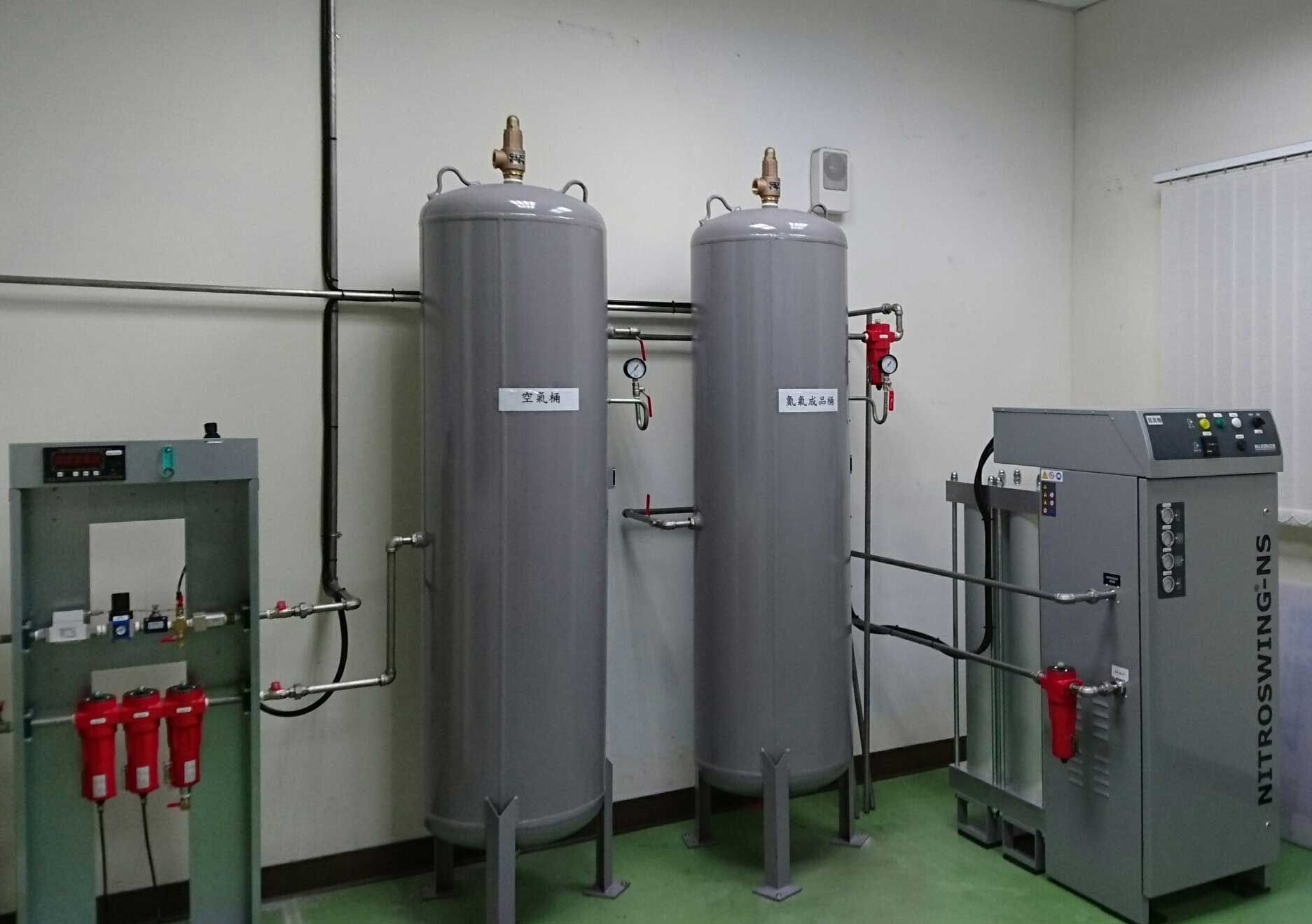 An NS-10 Noxerior Nitrgen Generator install in a company.
