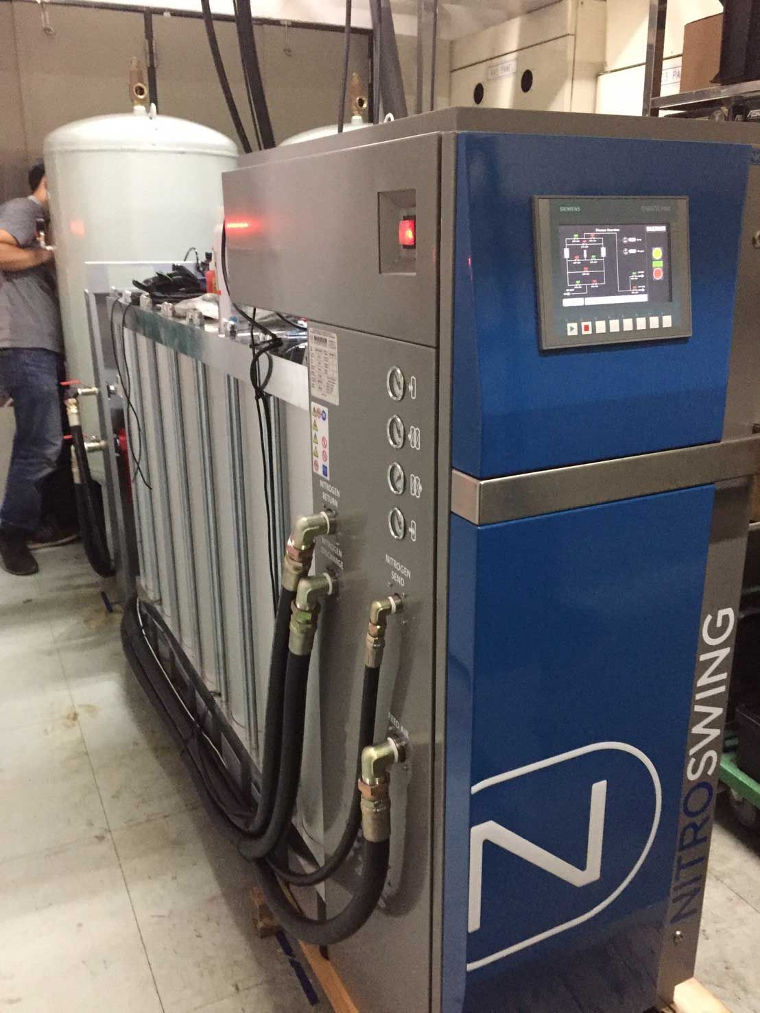 An NS-49 Noxerior nitrogen generator instal in an SMT company.