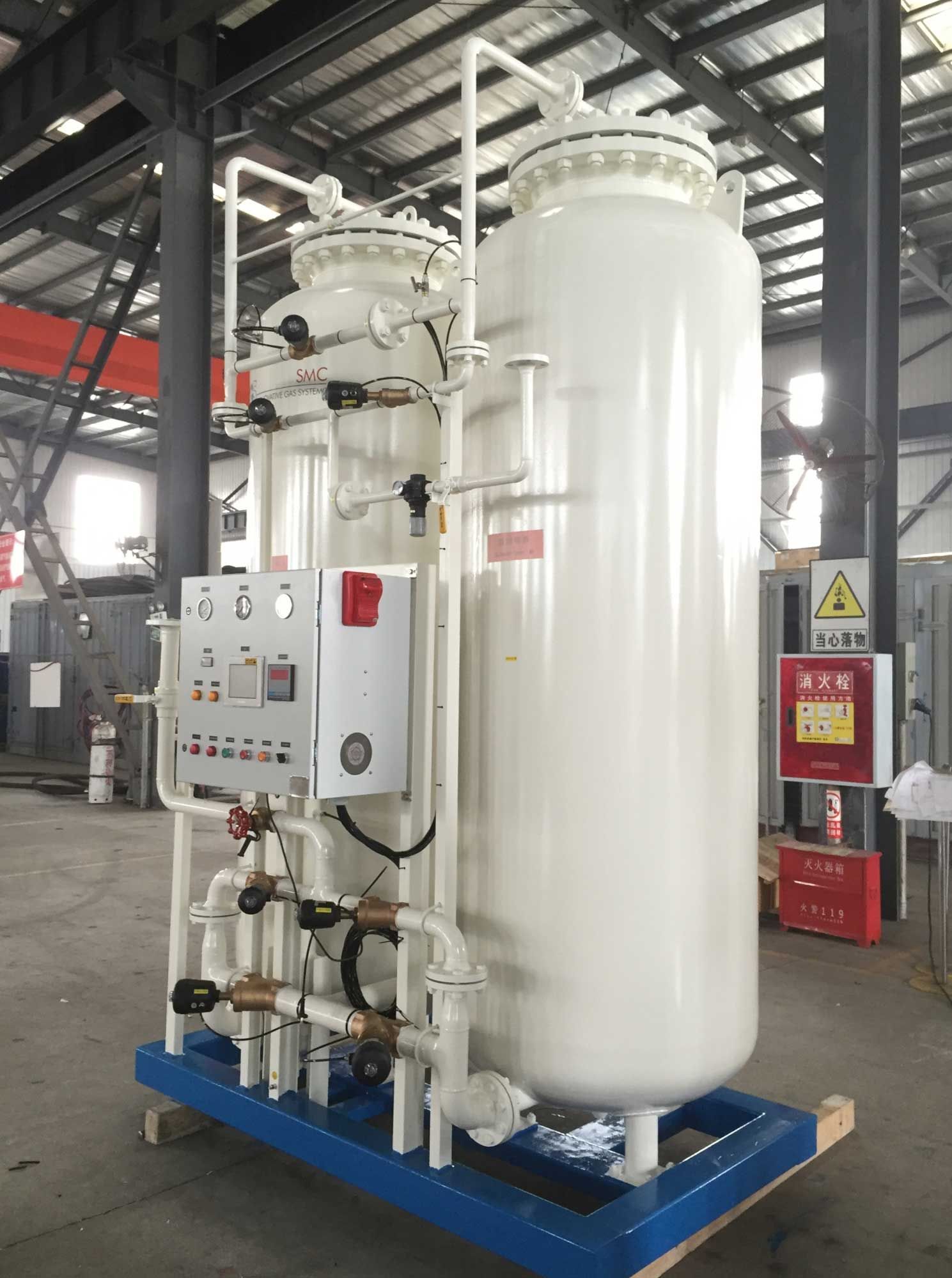 An oxygen generator prepared to sent to a client