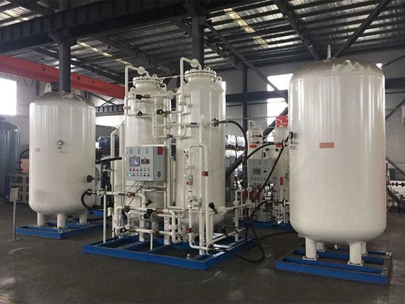 A photo of NSH-400s series Nitrogen Generator on site.