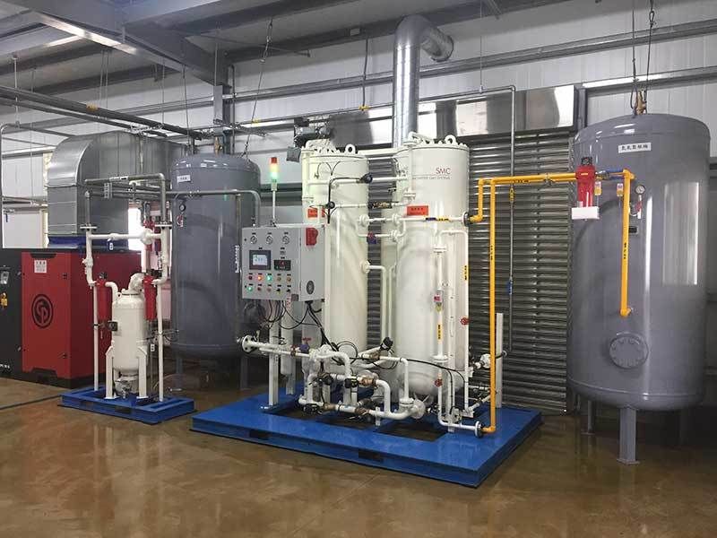A NSH-150 series Nitrogen Generation set in a Medical equipment company.
