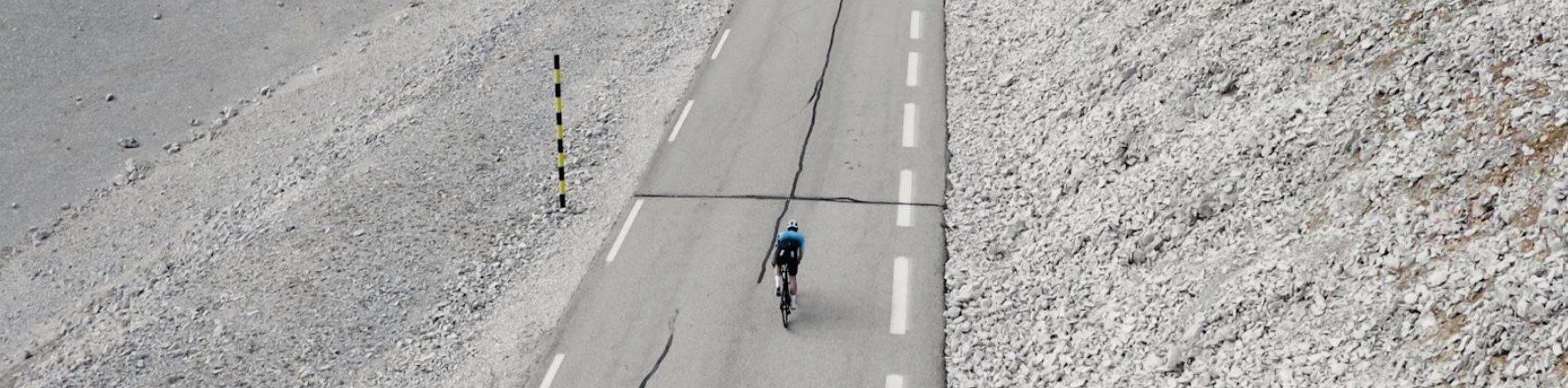 ASSOS of Switzerland B&W road cyclist