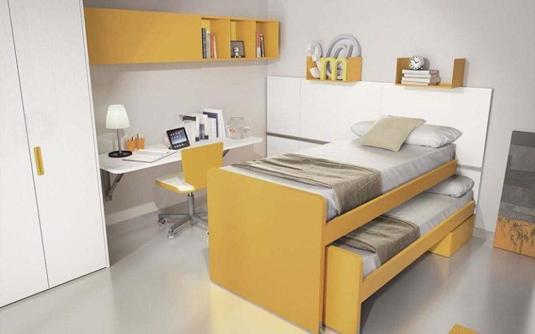Camera ragazzi con letto a scomparsa