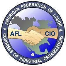 The logo for the american federation of labor and congress of industrial organizations.