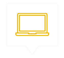 yellow laptop computer graphic