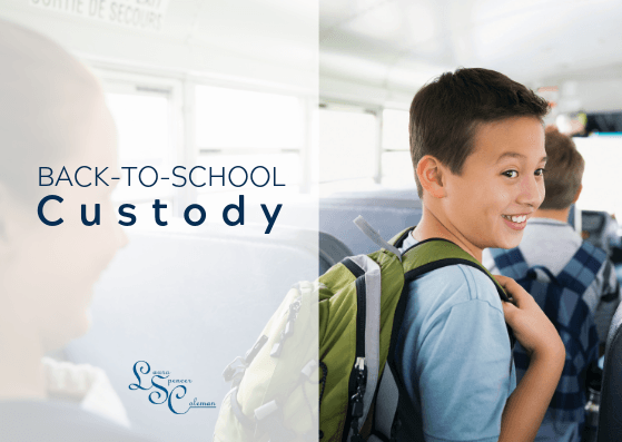 Back to School Child Custody