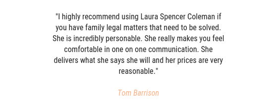 Testimonial for Laura Spencer Coleman