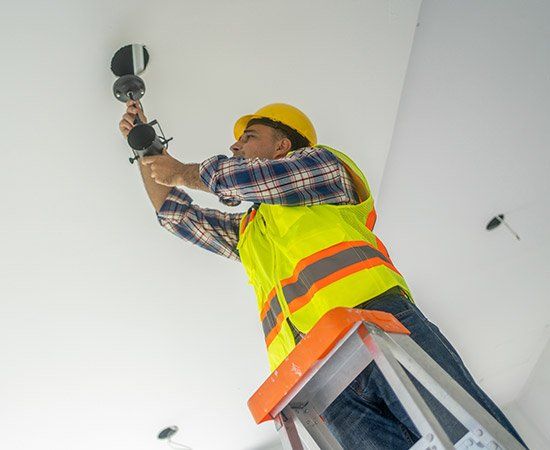 Man Fixing Electric — Vestal, NY — Blanding Electric, Inc.