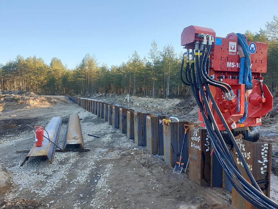 KOGER VIDE- rievsienu izbūve