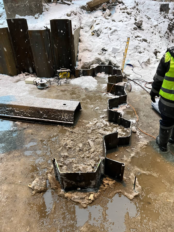 Dzīvojamās ēkas pārbūve, rakšanas darbi 1