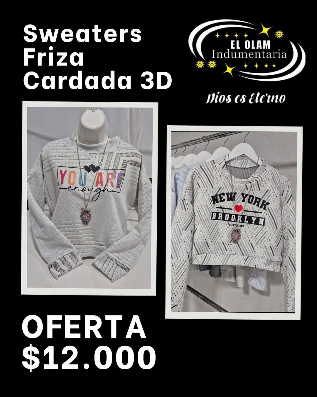 SWEATERS CARDADO 3D