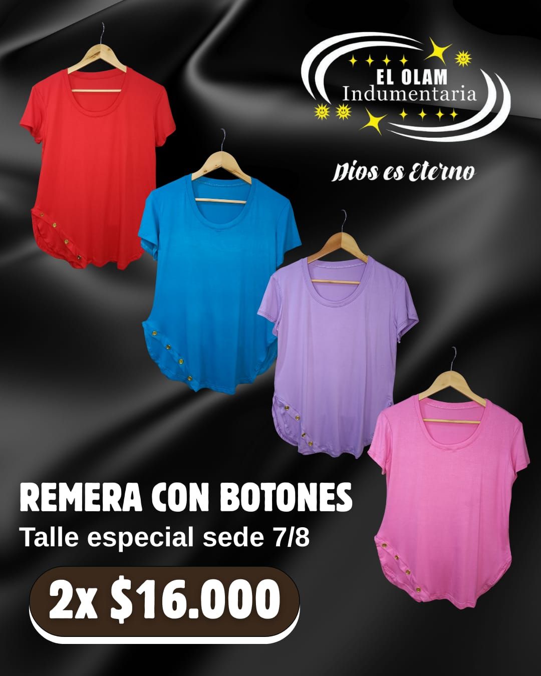 REMERAS CON BOTONES