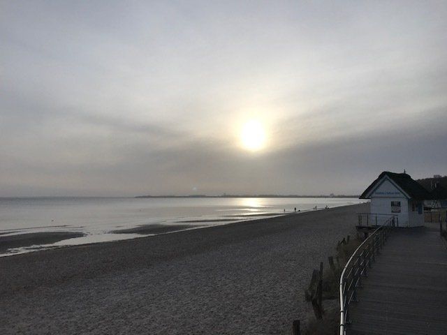 Abendstimmung am Scharbeutzer Strand ©Monteurzimmer Lübeck Haus Frase