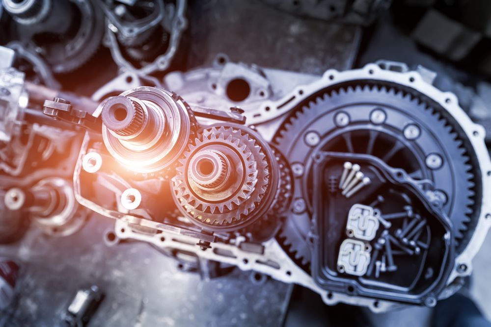 Car Automatic Transmission Gear Part On Workbench — Tamworth Manual Transmission Factory In Tamworth, NSW