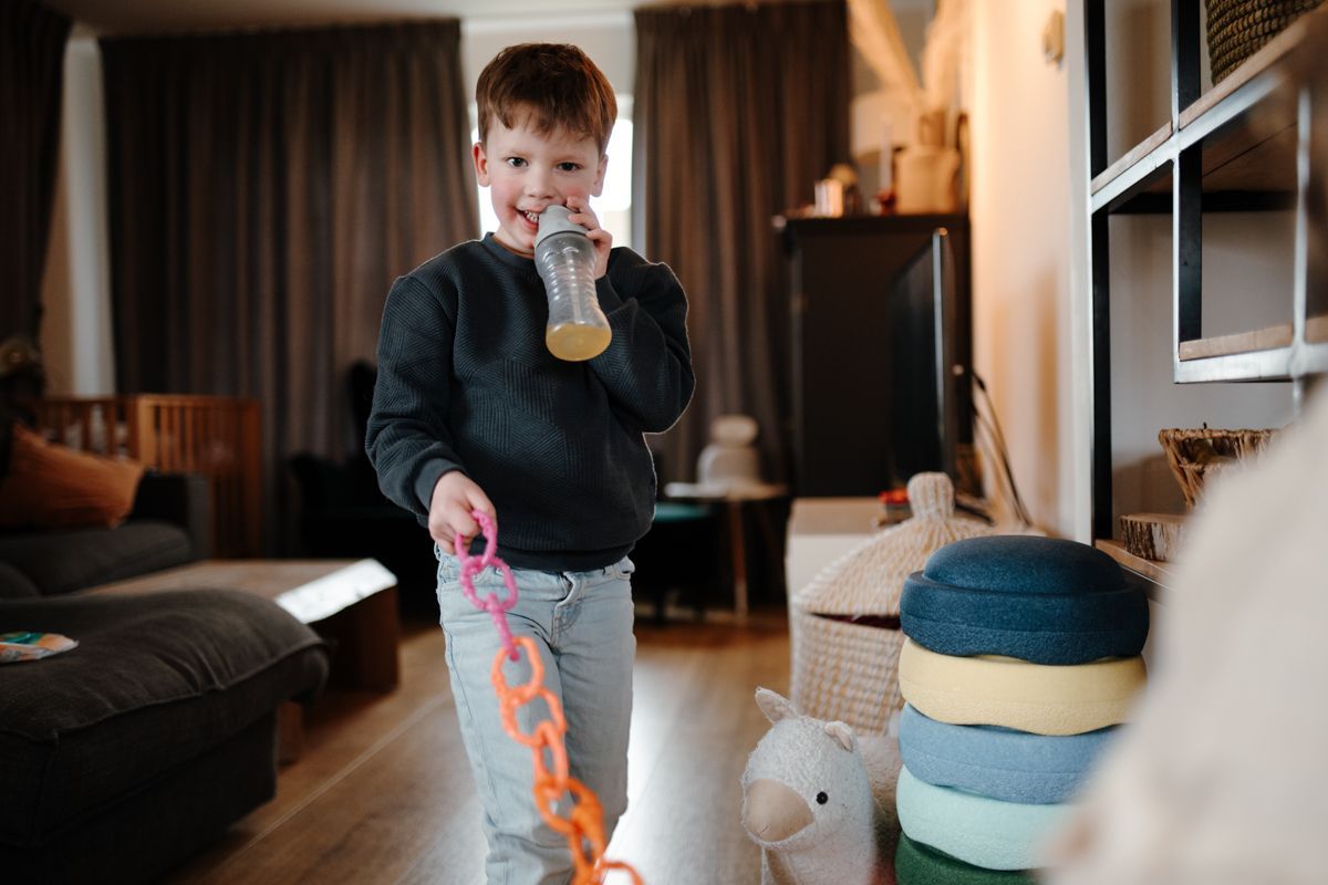 Een gezinsshoot gewoon bij jullie thuis, dat is day in the life fotografie