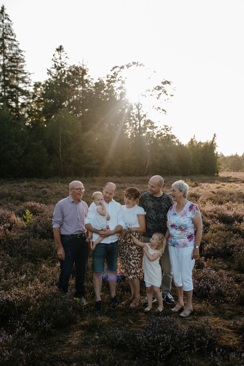 Familieshoot op de heide