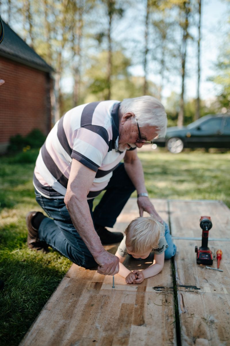 Fotograaf bij familiedag