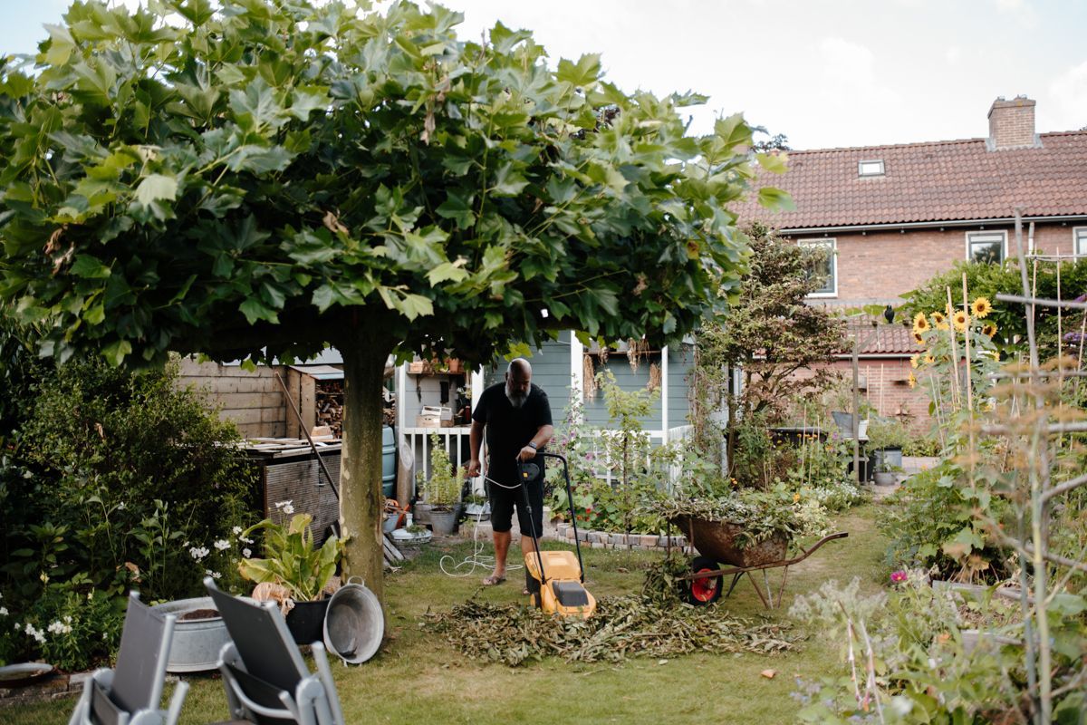 Fotoshoot in de moestuin van Jessica Koomen