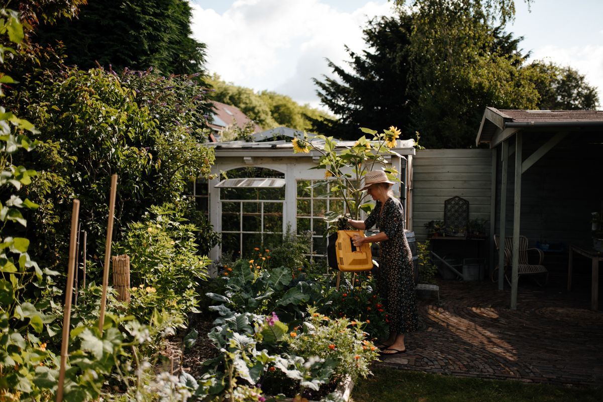Fotoshoot in de moestuin van Jessica Koomen