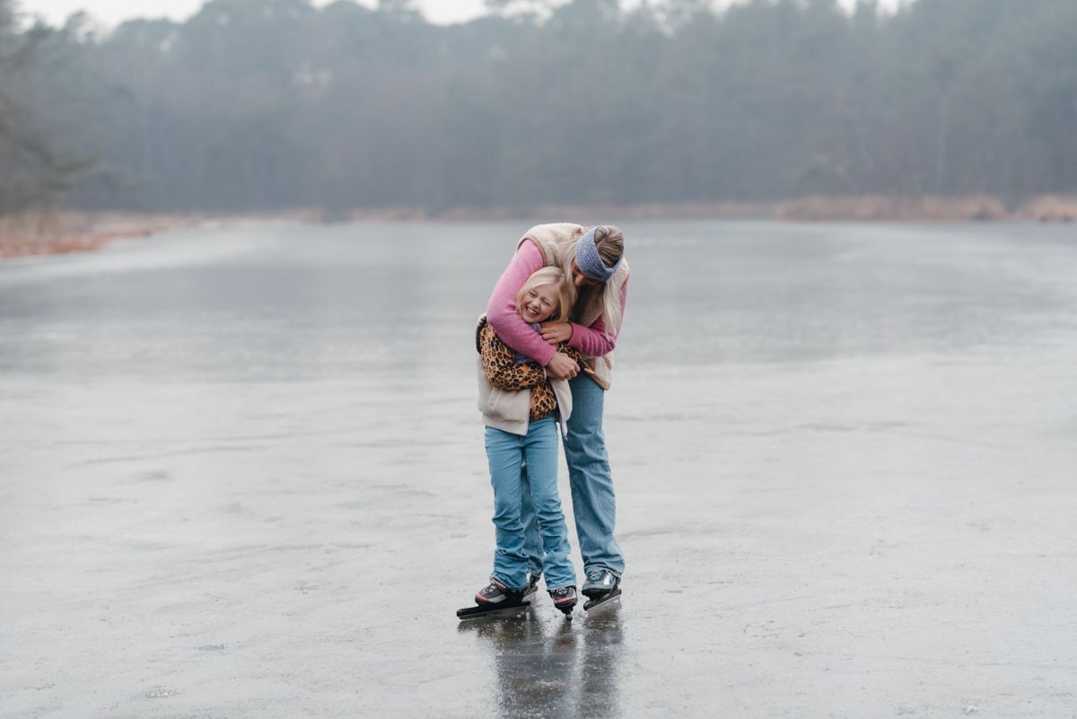 Fotoshoot schaatsen