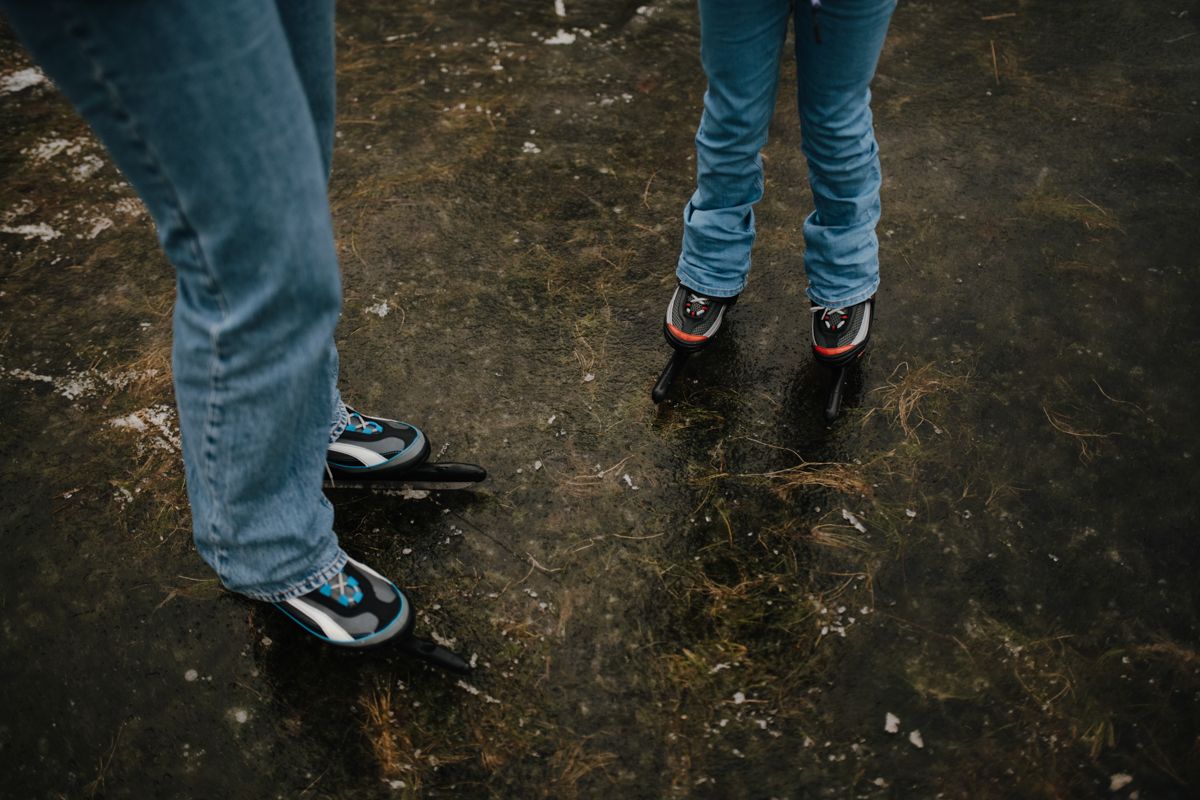 Fotoshoot schaatsen