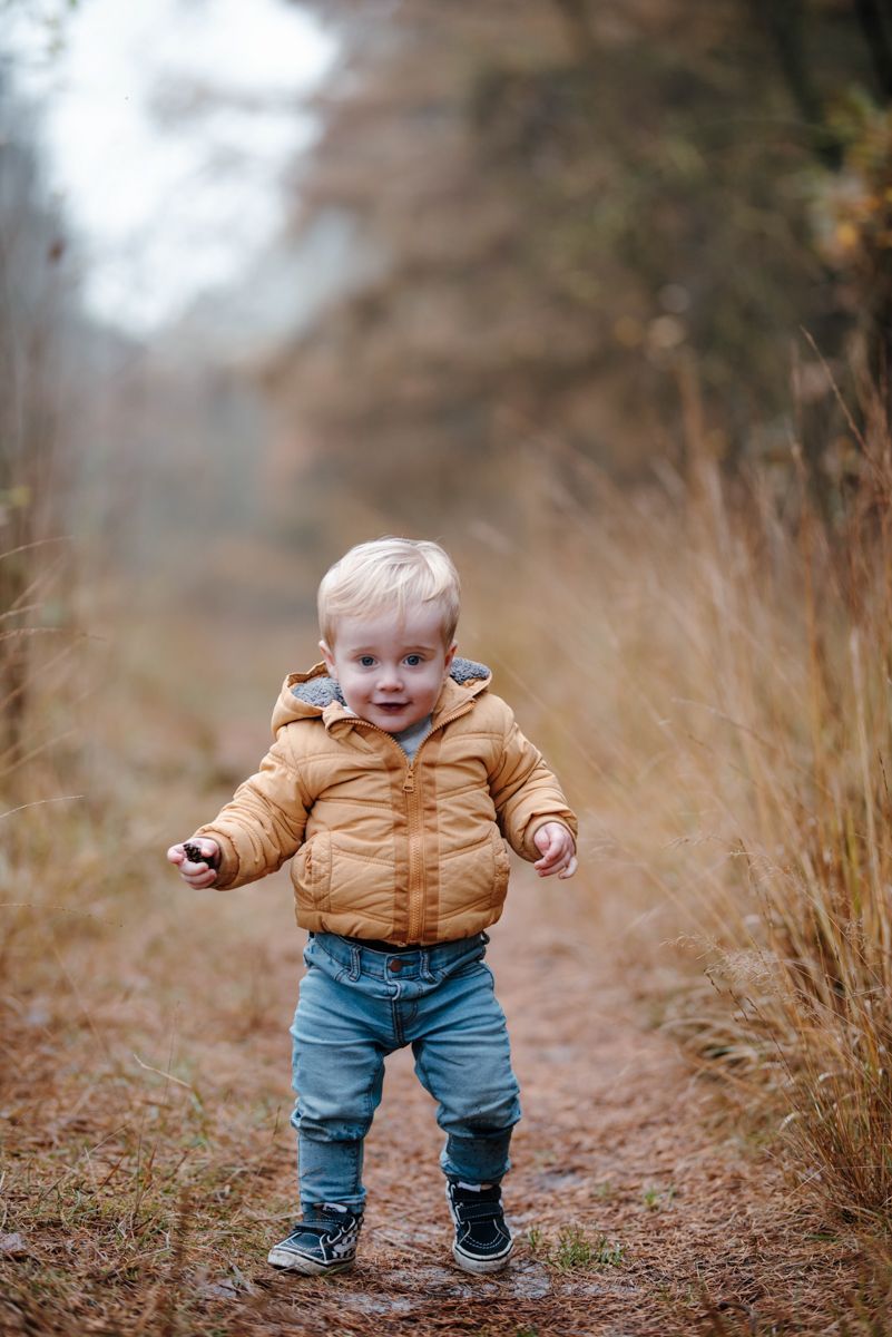 Gezinsfotoshoot in de herfst