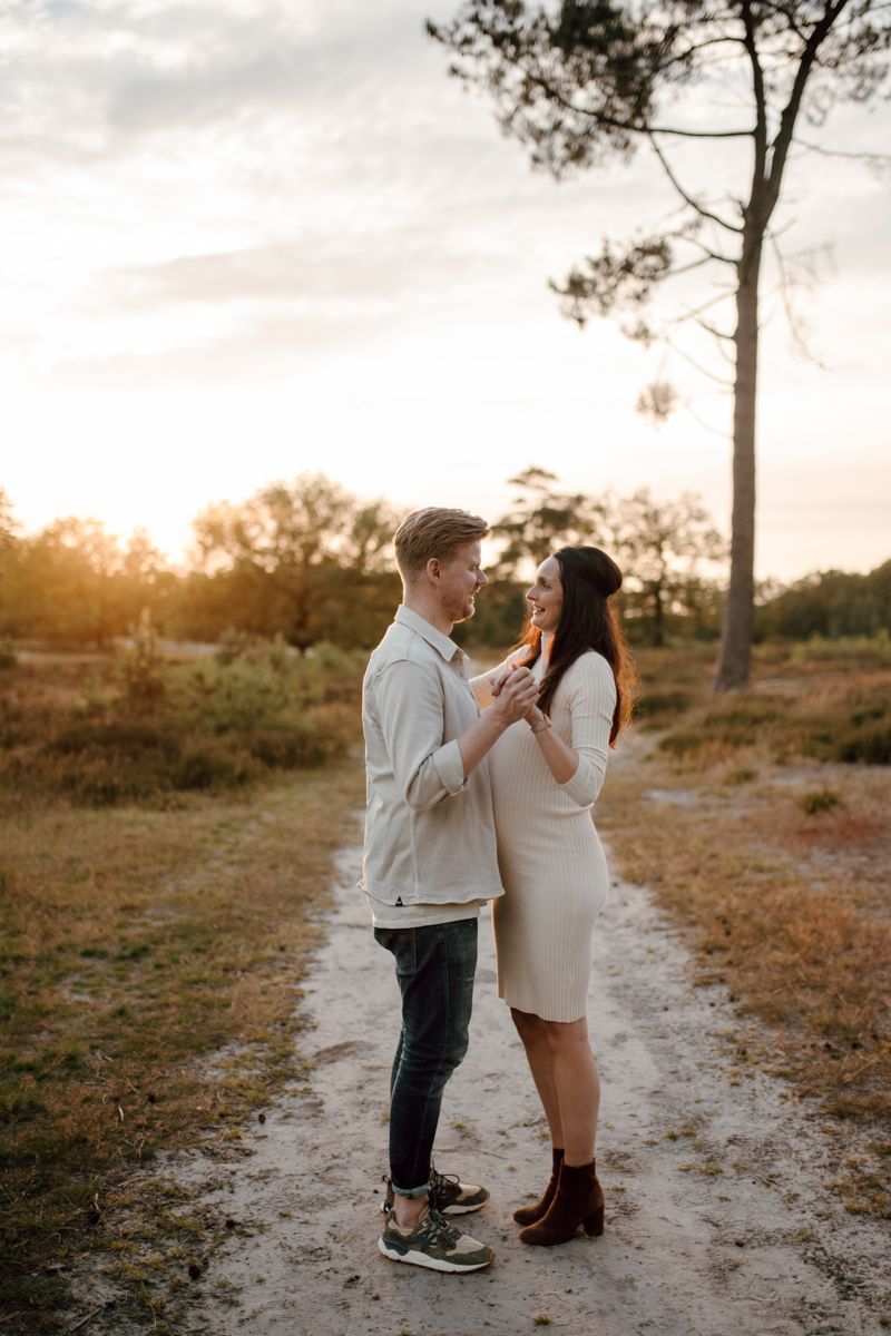 Zwangerschapsshoot in Bakkeveen