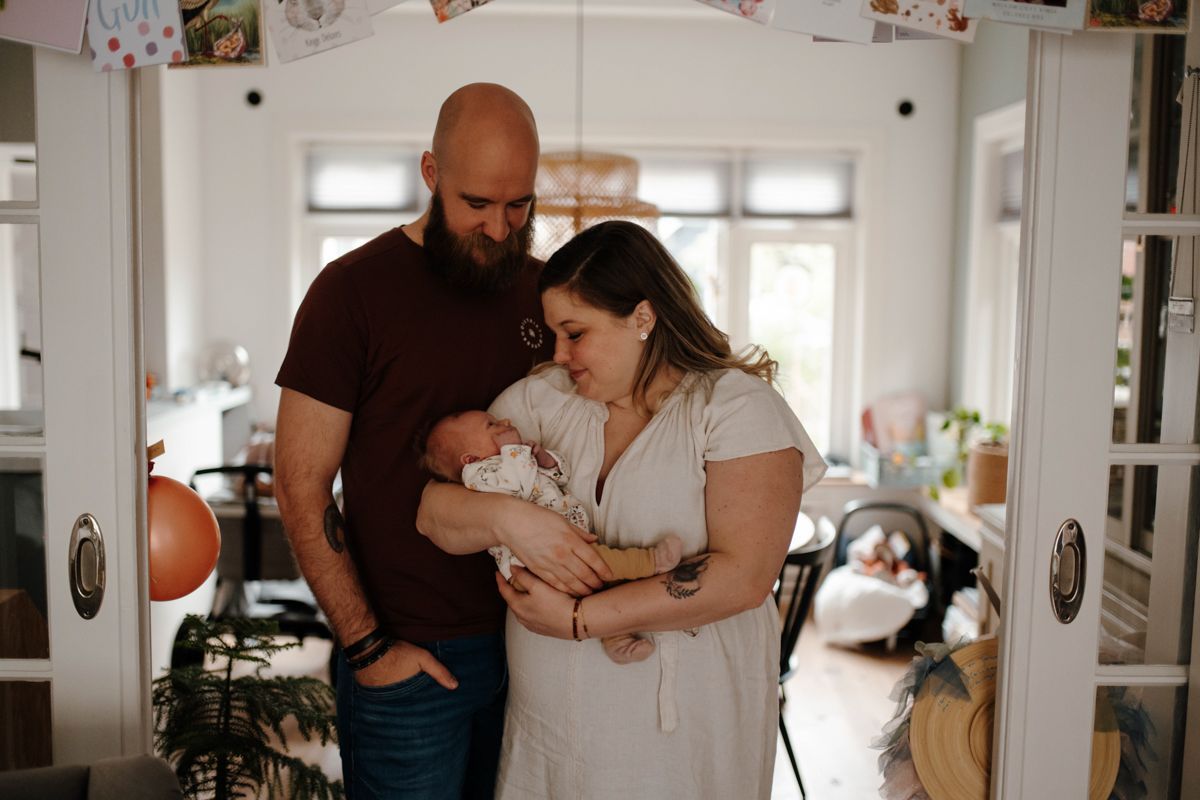 Newborn shoot thuis