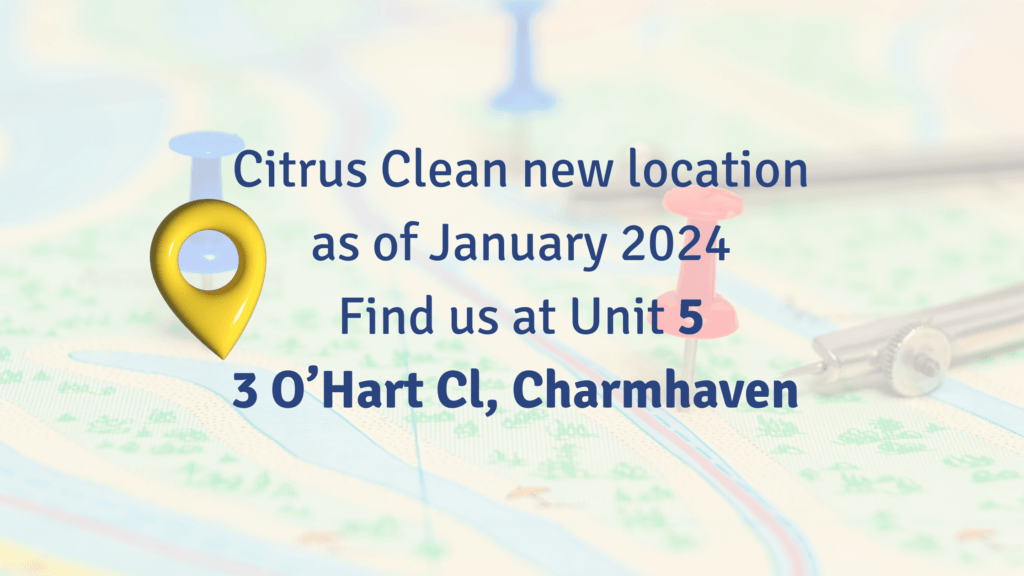 New Address Blog Banner — Citrus Clean Central Coast In Lake Haven, NSW