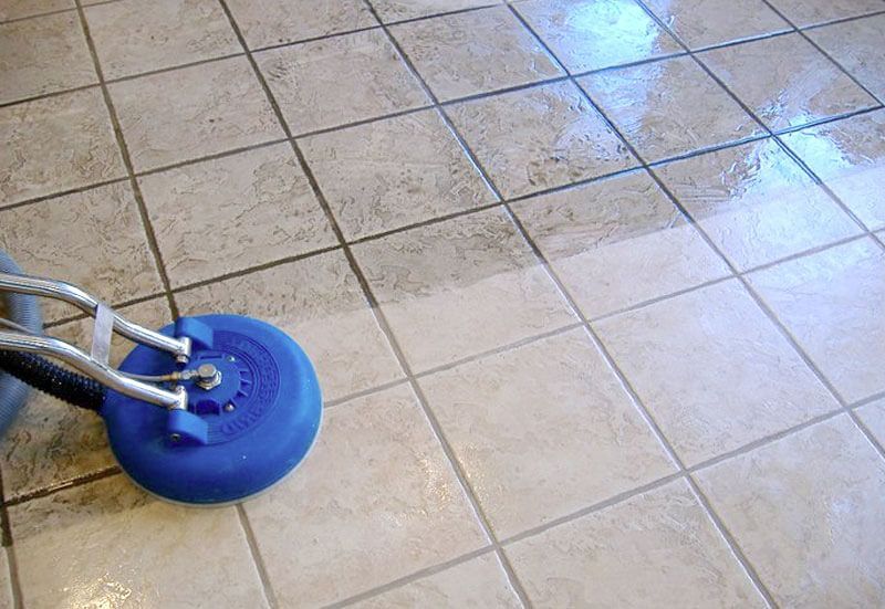 Professional Tile Cleaning With A Pressure Cleaner — Citrus Clean Central Coast In Lake Haven, NSW