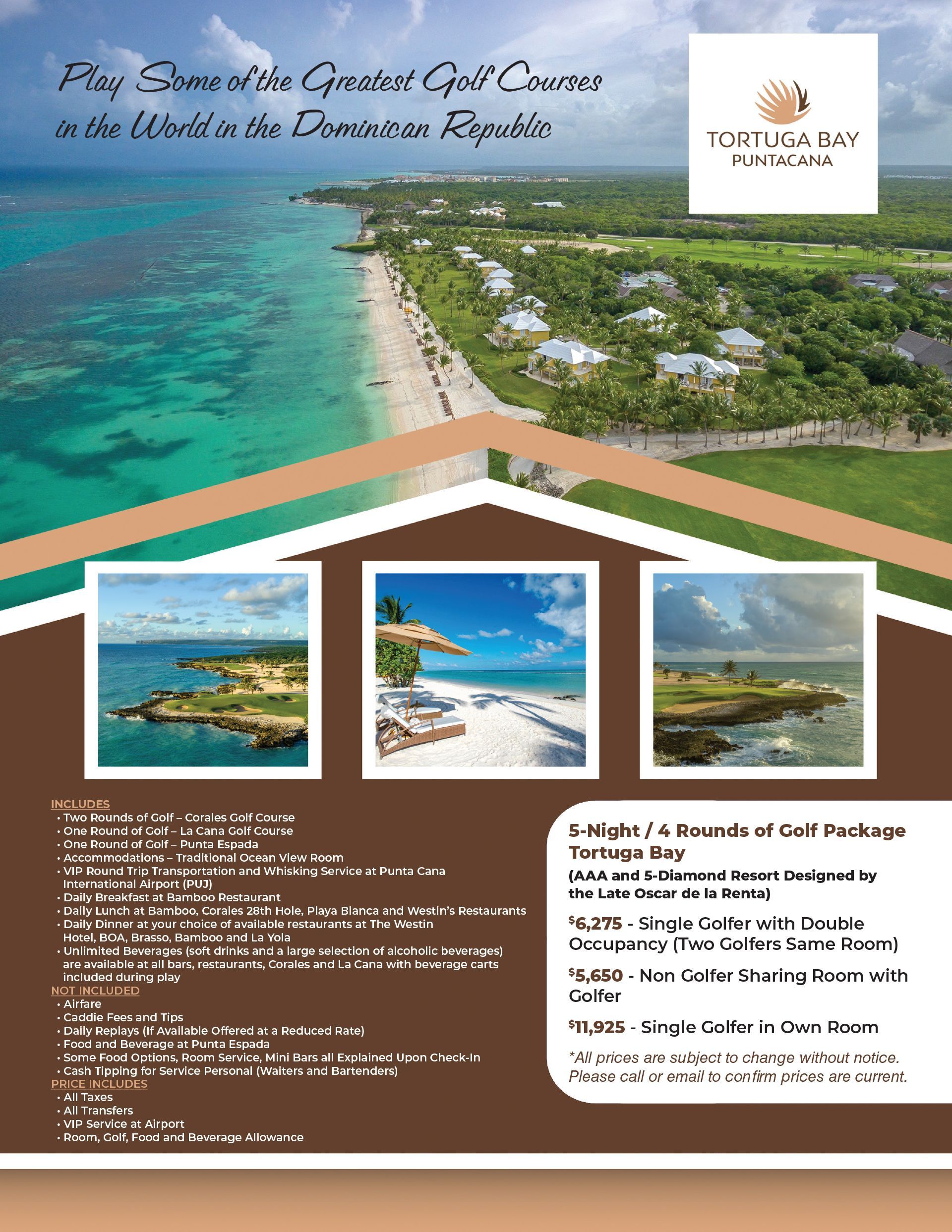 Tortuga Bay Packages