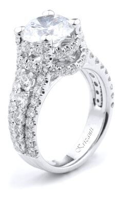 Krizanti Diamond Engagement Ring Halo 2 — Jewelers in Bloomfield Hills, MI