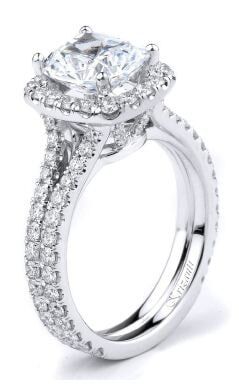 Krizanti Diamond Engagement Ring Halo — Jewelers in Bloomfield Hills, MI