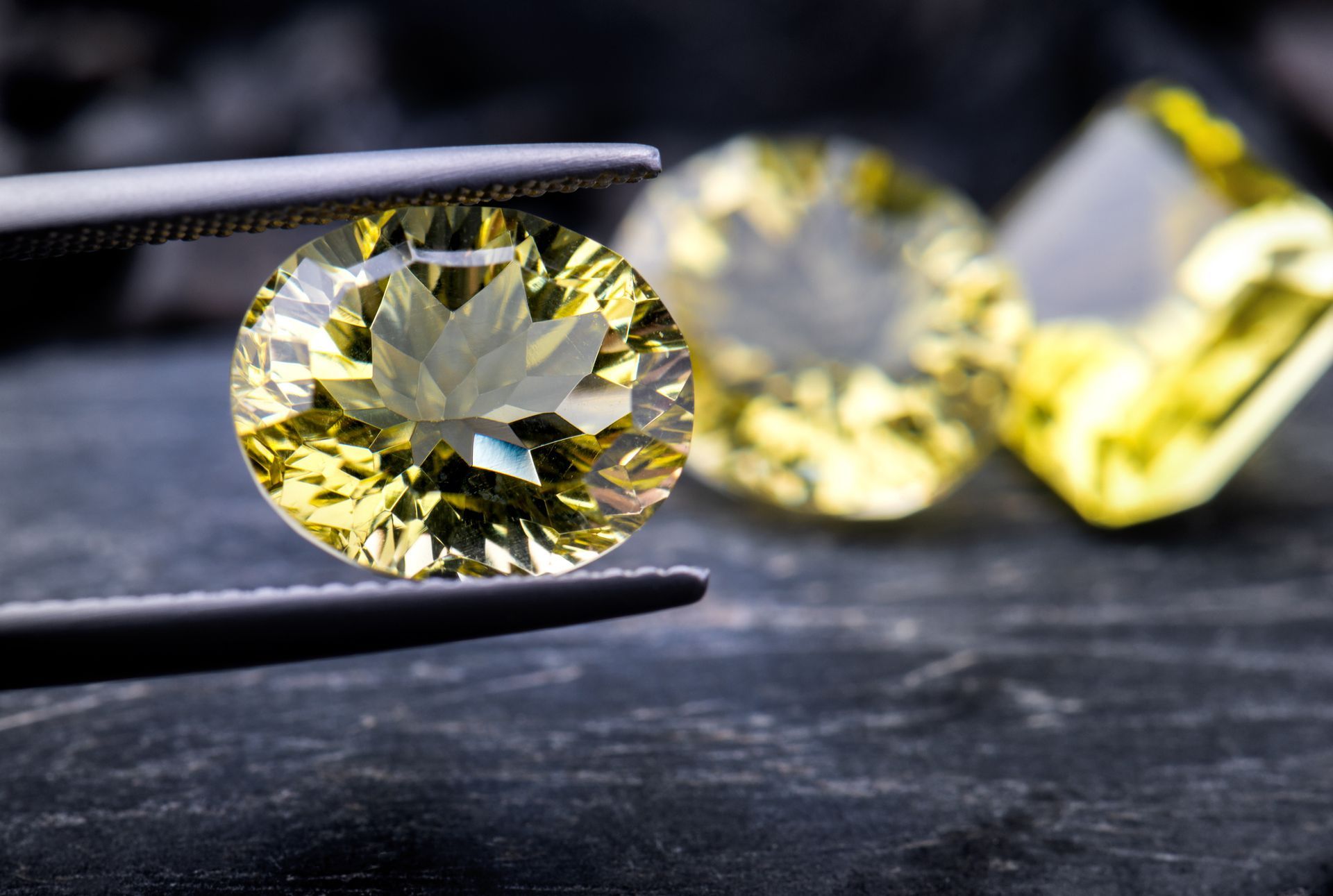 Lemon quartz gemstone, showcasing fine jewelry with sparkling elegance.