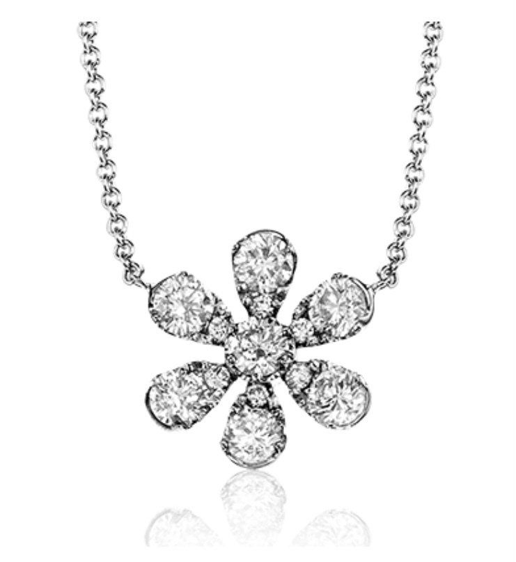 Diamond Flower Pendant — Bloomfield Hills, MI — Fredrick Jewelers