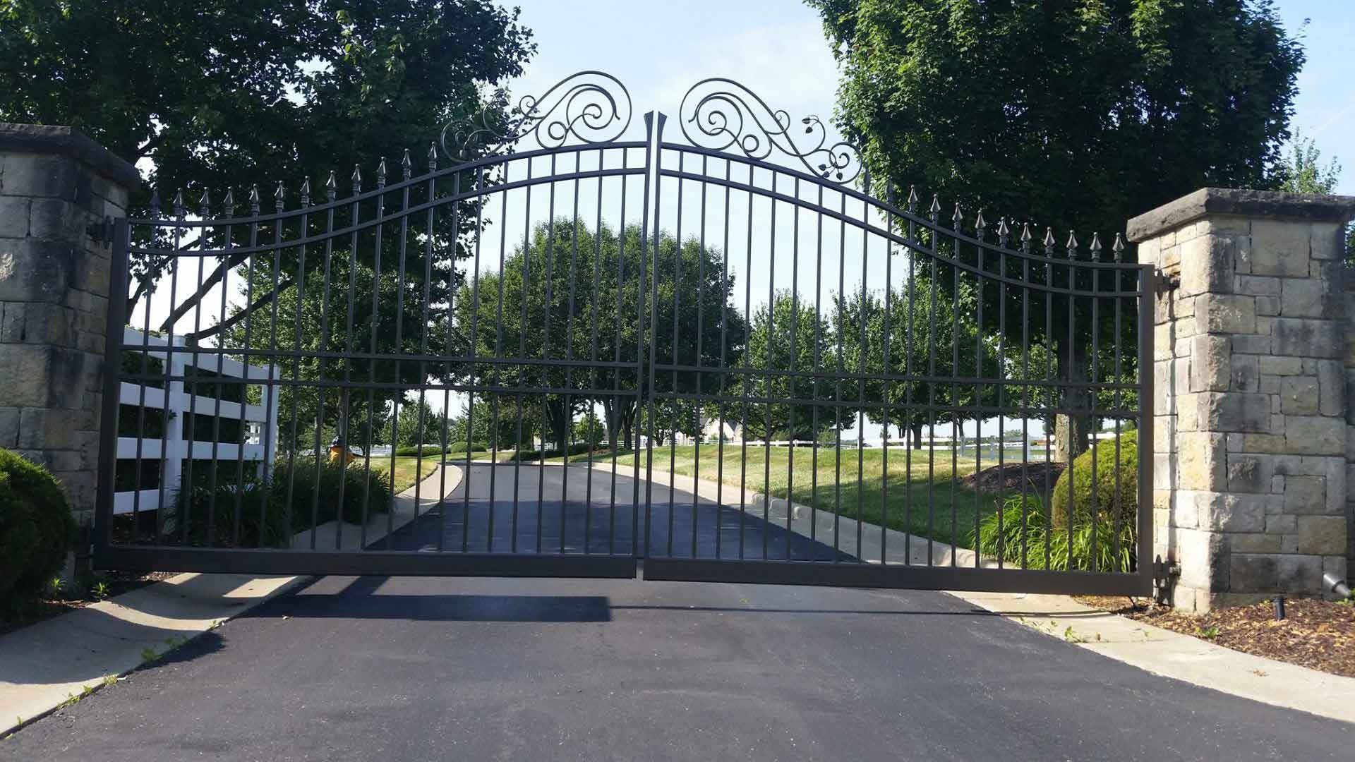 Beautiful Wrought Iron Gate — Kansas City, KS — Allied Fence & Security